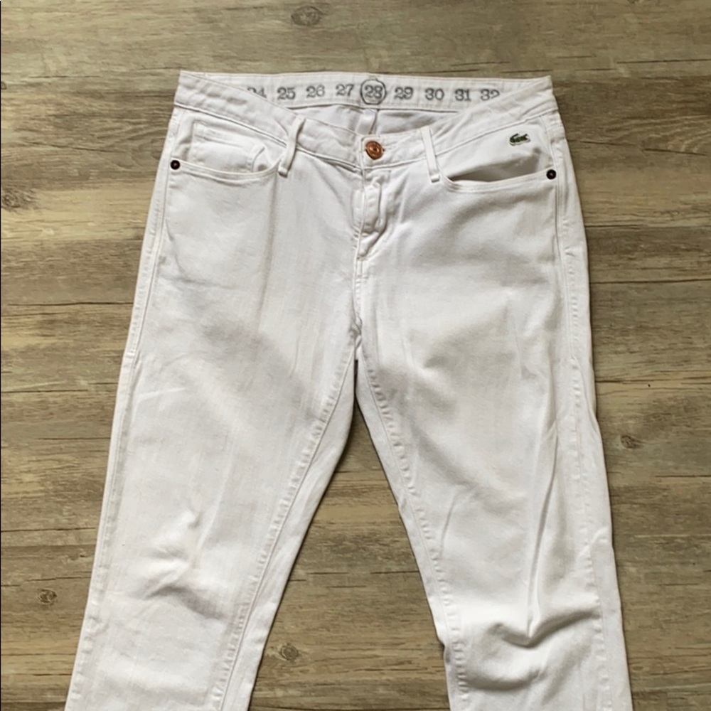 white skinny jeans
